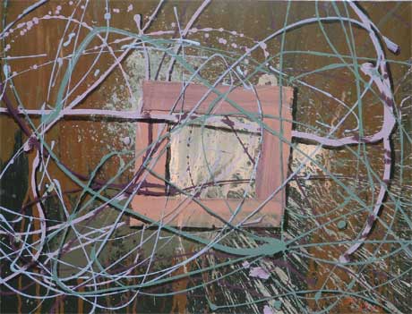 Abstract Expressionist painting by Pagani, click for a larger version