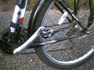My GT bike with Nashbar Special 'K' pedals SPD (click for larger version)