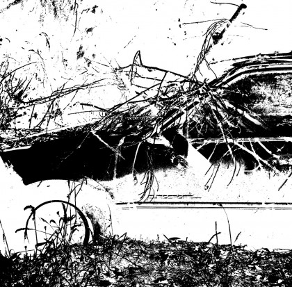 Black and white abstract expressionist 20 photo-based art