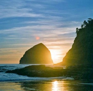 Kiwanda Sunset with Haystack Rock by Pagani photo